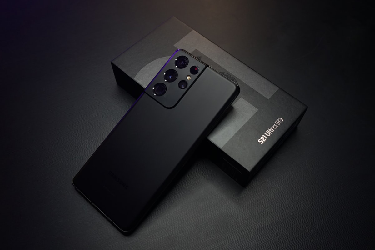 Smartphone with SIM card tray and small tools